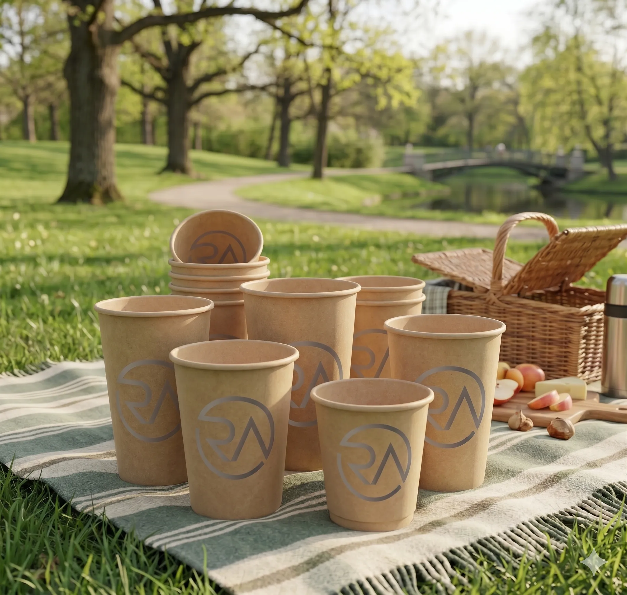 Kraft paper cups