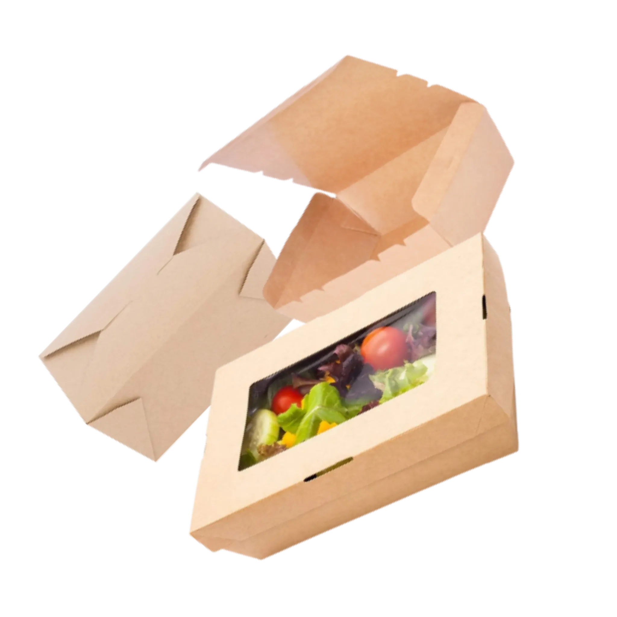Paper lunch boxes for food delivery